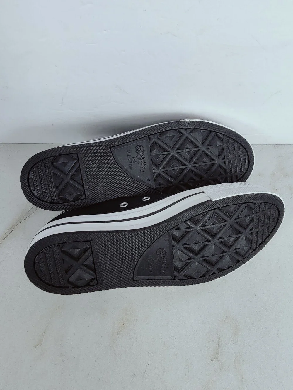 NIB Converse CT All Star Lift Girls' Black Canvas Platform Sneakers, Sz 6